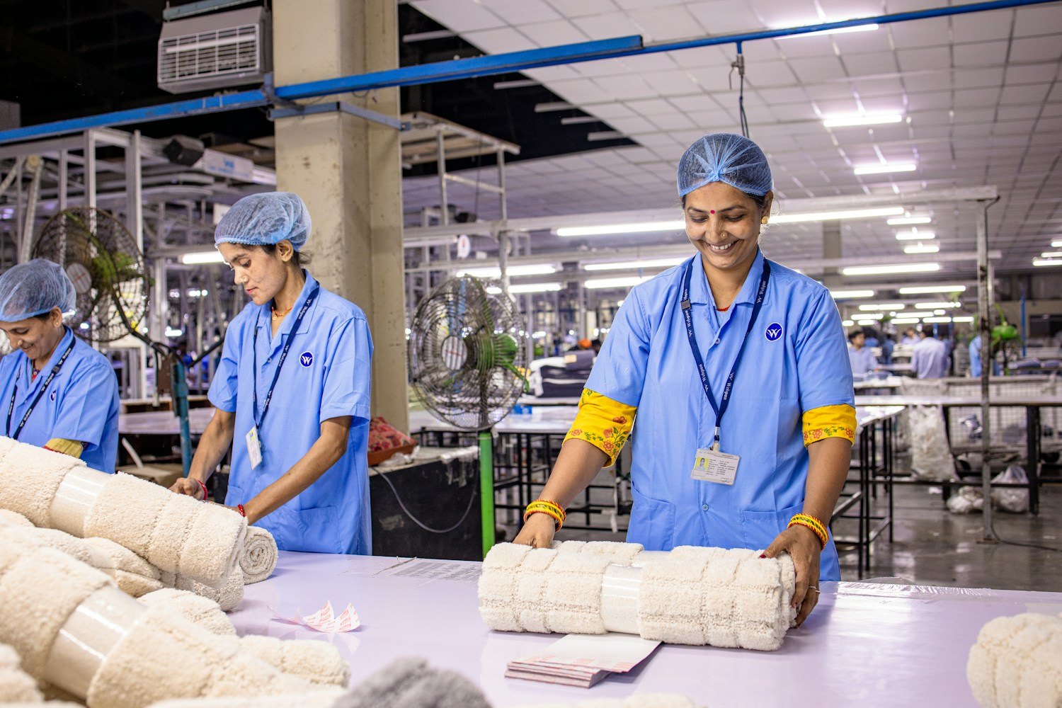 Bulk textile production